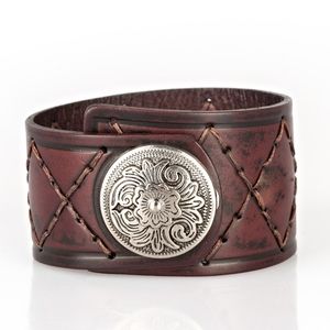 Leather wrap bracelet